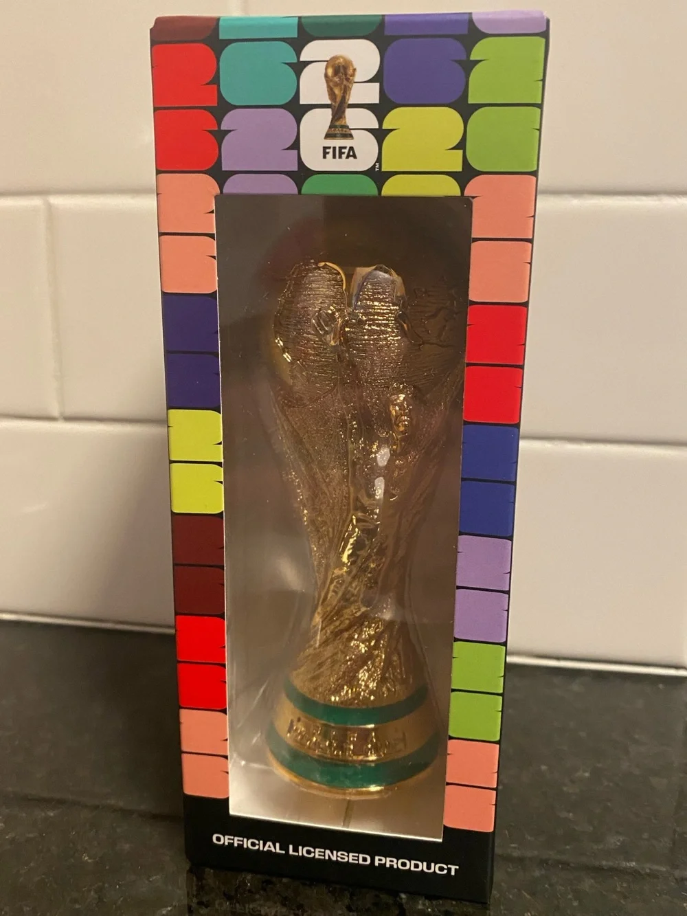 2026 FIFA World Cup Soccer Souvenir 5.1” Trophy - NEW/SEALED - Picture 4 of 16
